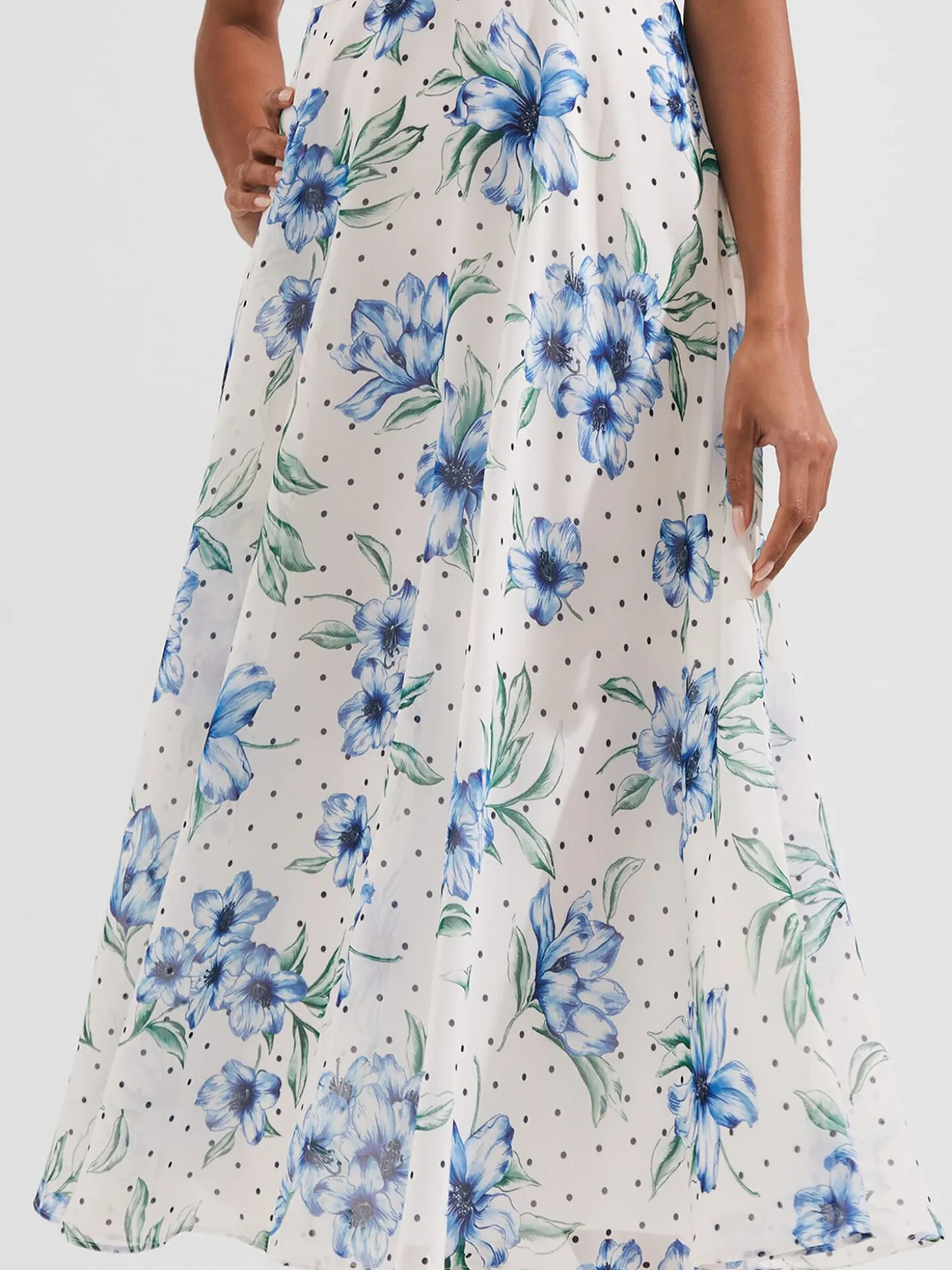 Womem Hobbs Dresses|Carly Floral Midi Dress