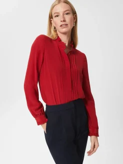 Womem Hobbs Workwear|Gracie Silk Frill Blouse