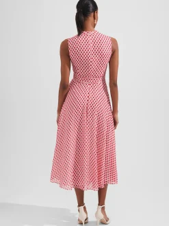 Womem Hobbs Dresses|Lucy Printed Fit And Flare Dress