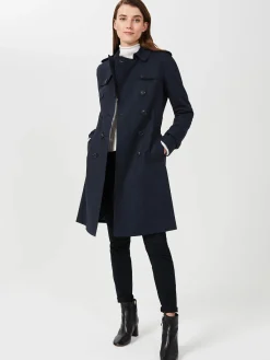 Womem Hobbs Workwear|Petite Saskia Water Resistant Trench Coat
