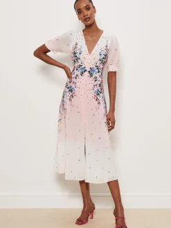 Womem Hobbs Dresses|Ridley Silk Dress